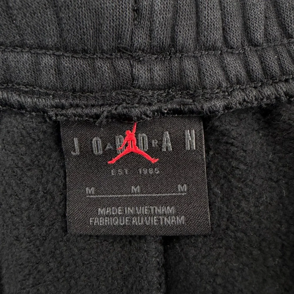 Jordan Essentials Mens Fleece Sweatpants Black Jumpman Logo Joggers Size M